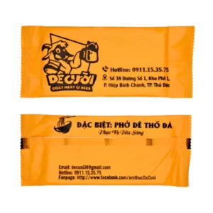 khăn lạnh quán ăn mẫu 26 - 1
