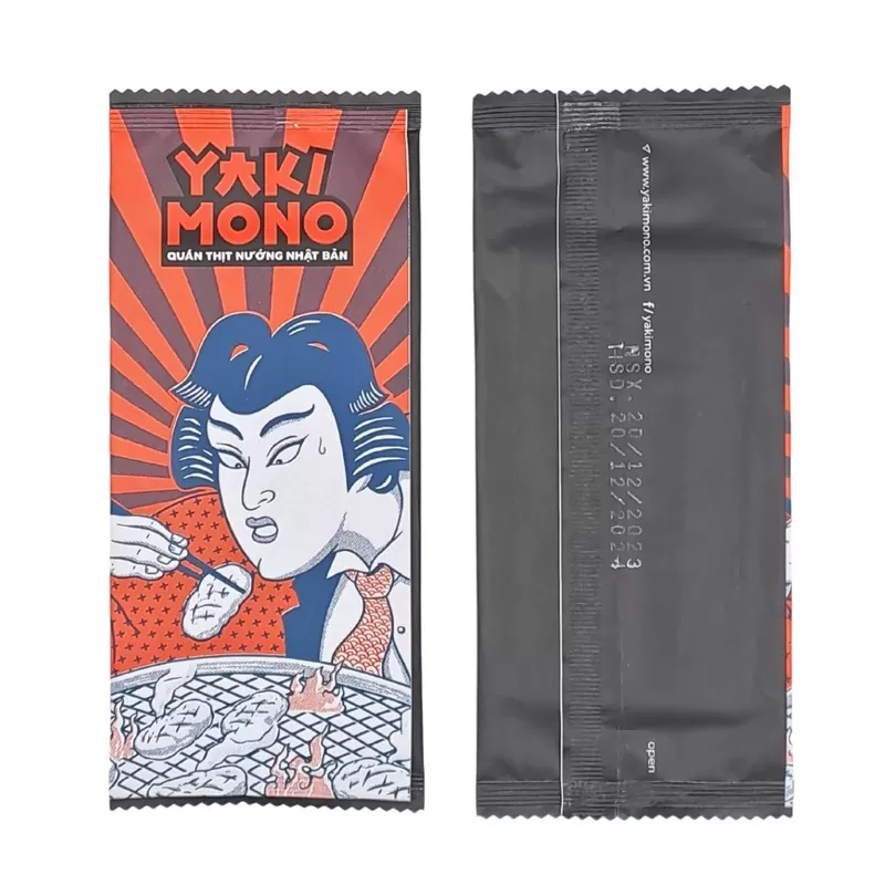 Mẫu khăn lạnh nhà hàng Yaki Mono