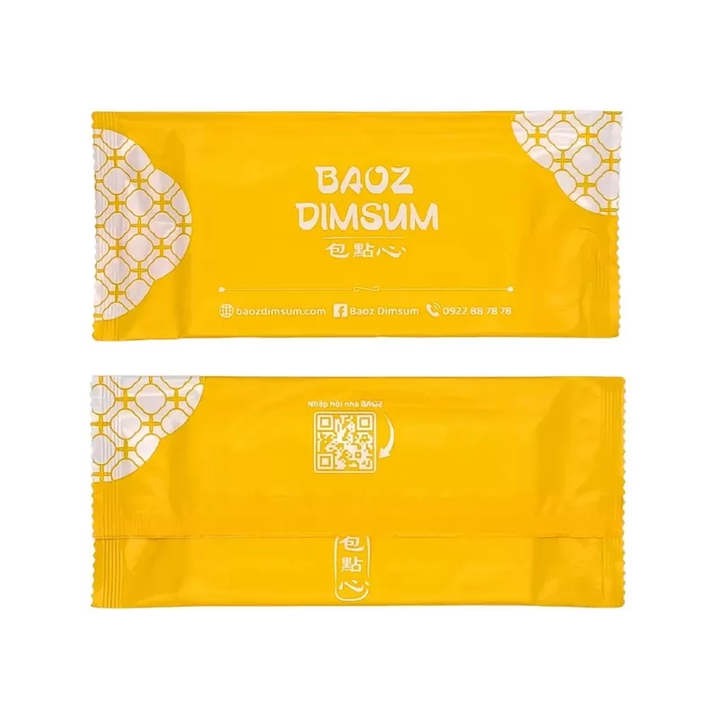 Mẫu khăn lạnh nhà hàng Yaki Baoz Dimsum