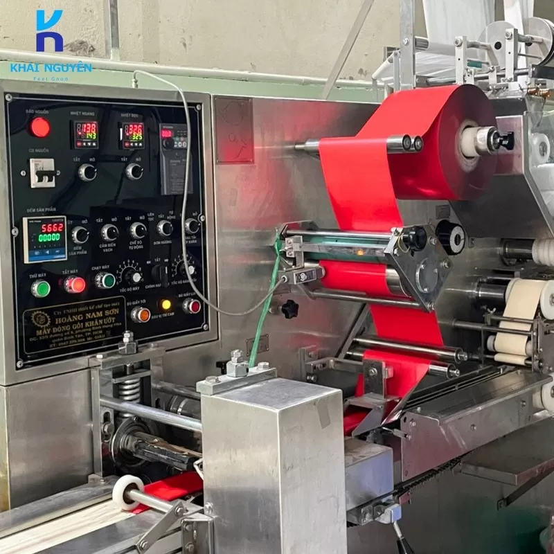 Quy trình gia công khăn lạnh, bao đũa, bao tăm