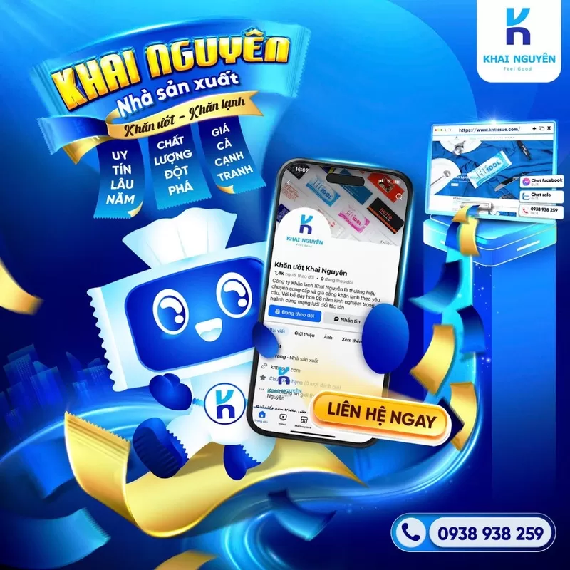 Gia công khăn lạnh, bao đũa, bao tăm số giá tốt