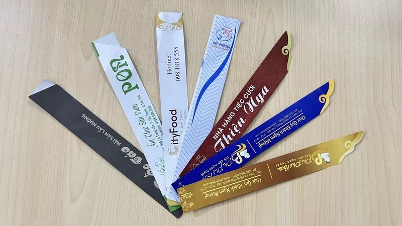 Xu hướng sử dụng vỏ bao đũa, giấy bọc đũa hiện nay