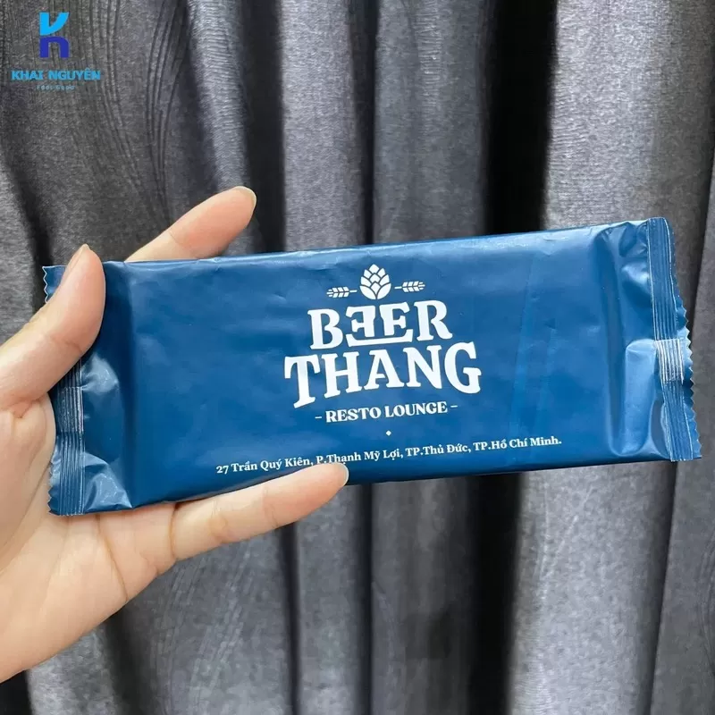 Khăn lạnh cao cấp dành cho quán nhậu sân vườn